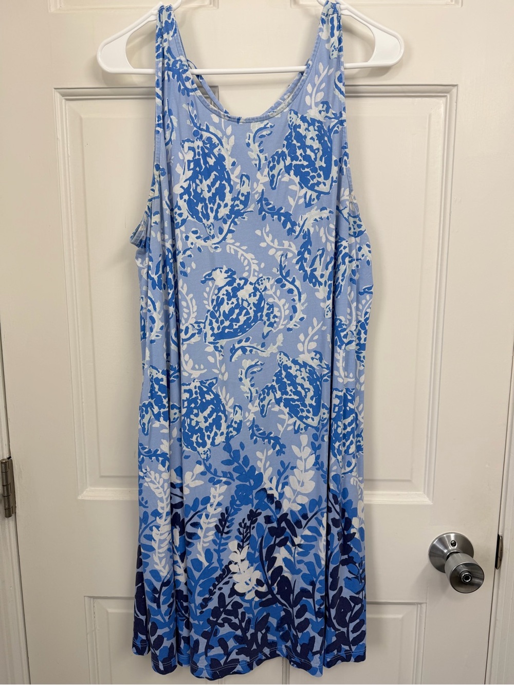 Lilly Pulitzer Sea Turtle Floral Midi Dress